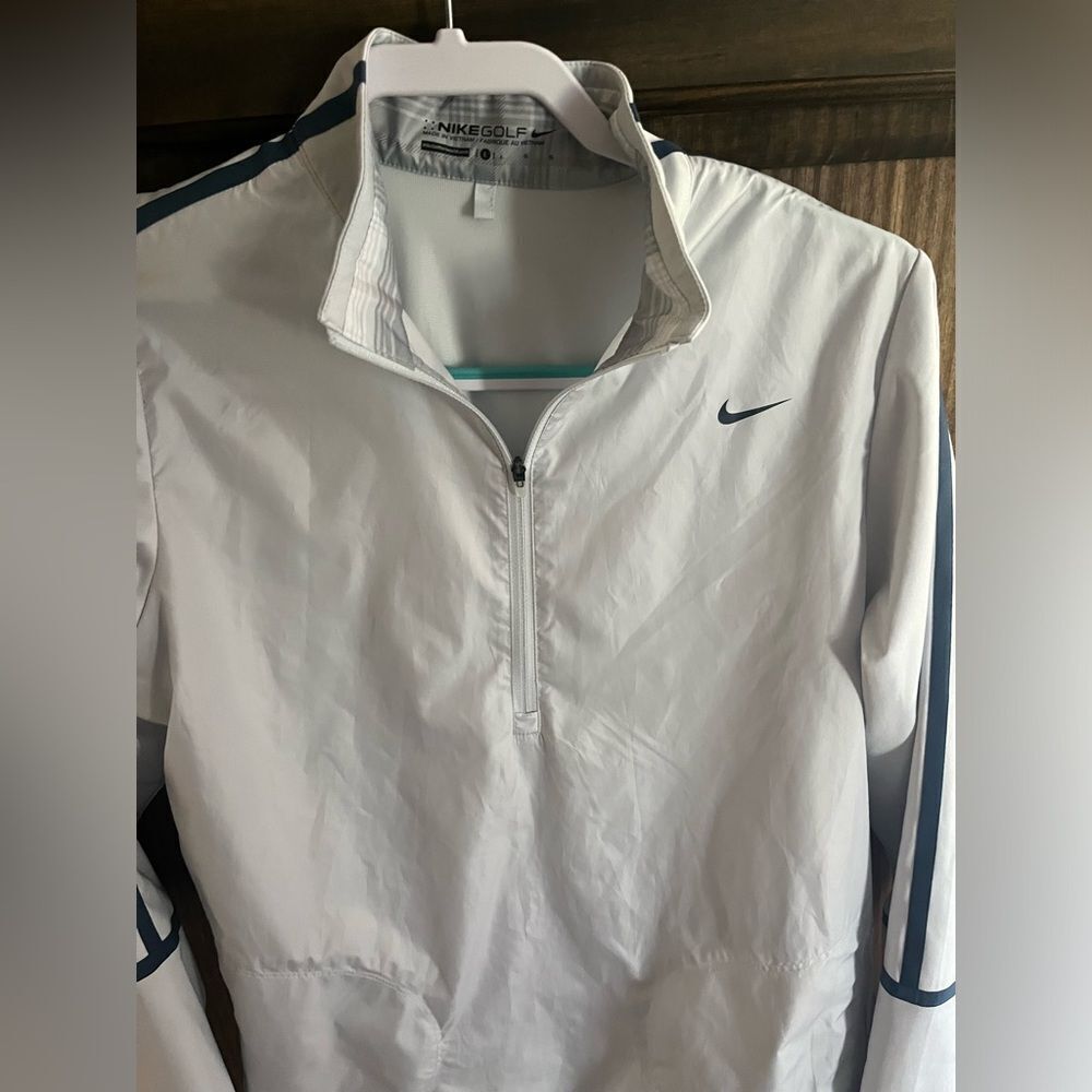 Nike Pullover Women Size Large Lightweight Light Gray​ - Picture 4 of 4